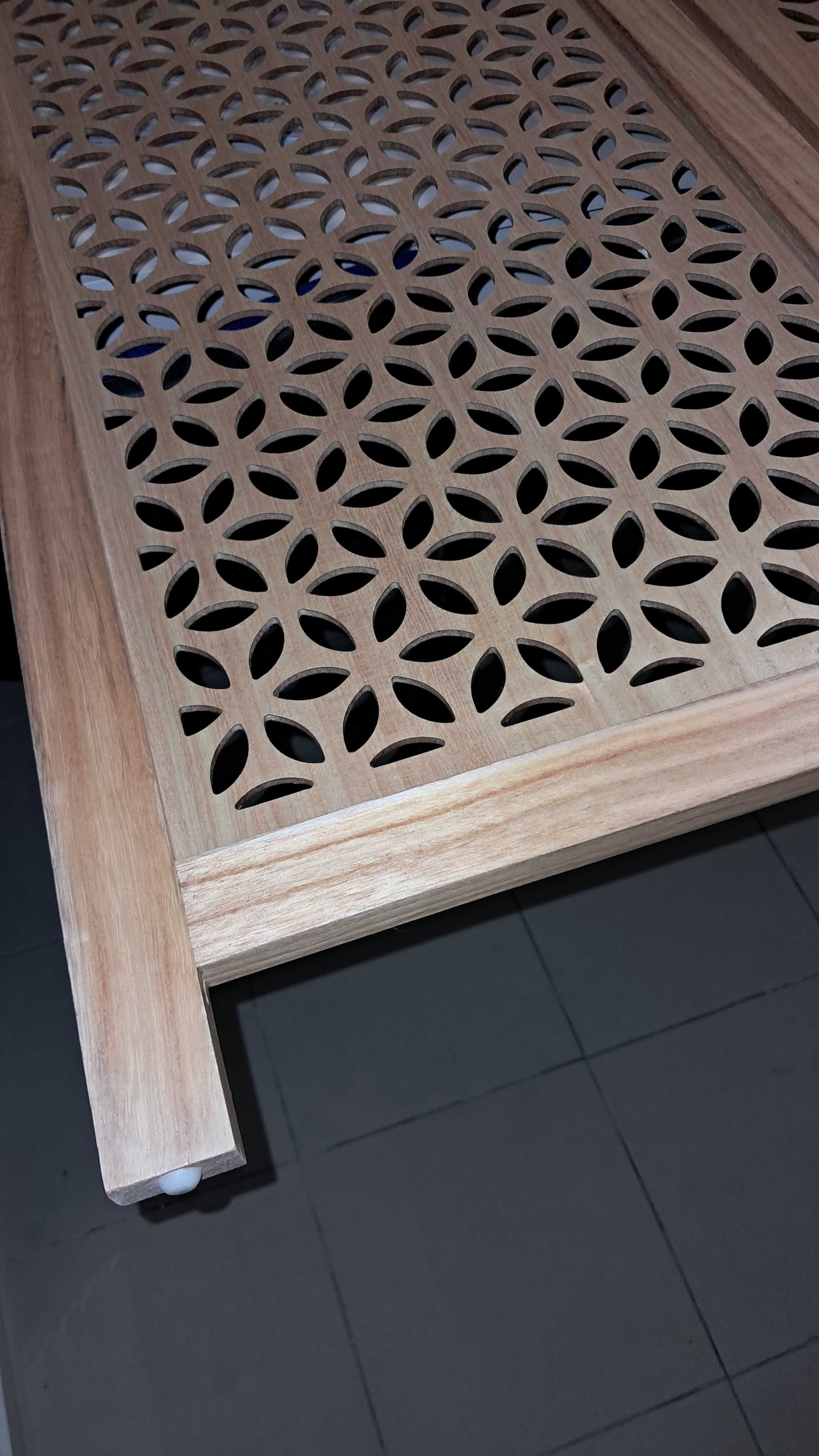 Biombo com dobradiças 360 graus decorativo