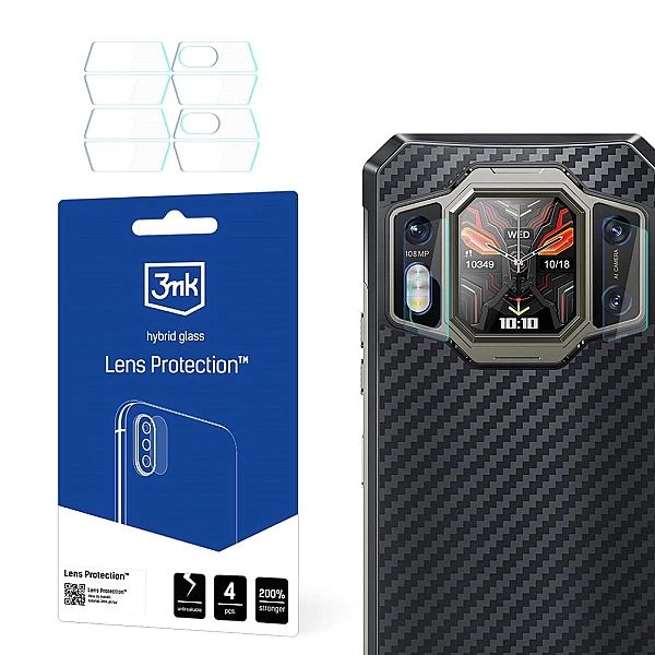 Szkło hybrydowe na obiektyw aparatu 3mk Lens Protection do Oukitel WP3