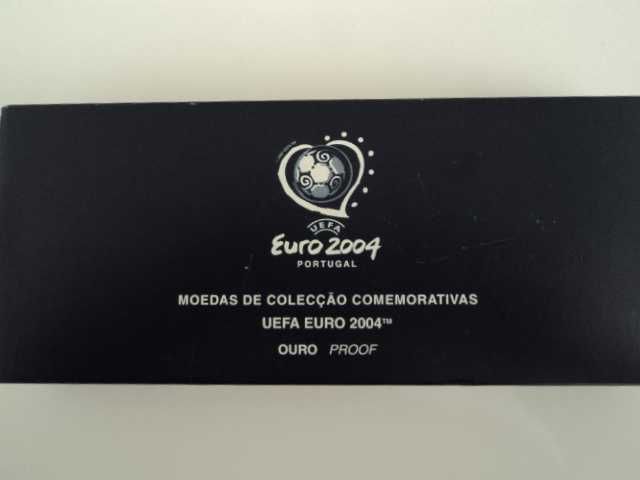 Estojo 3 moedas ouro coleçao Euro 2004