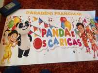 Posters panda e os caricas e Santiago dos mares