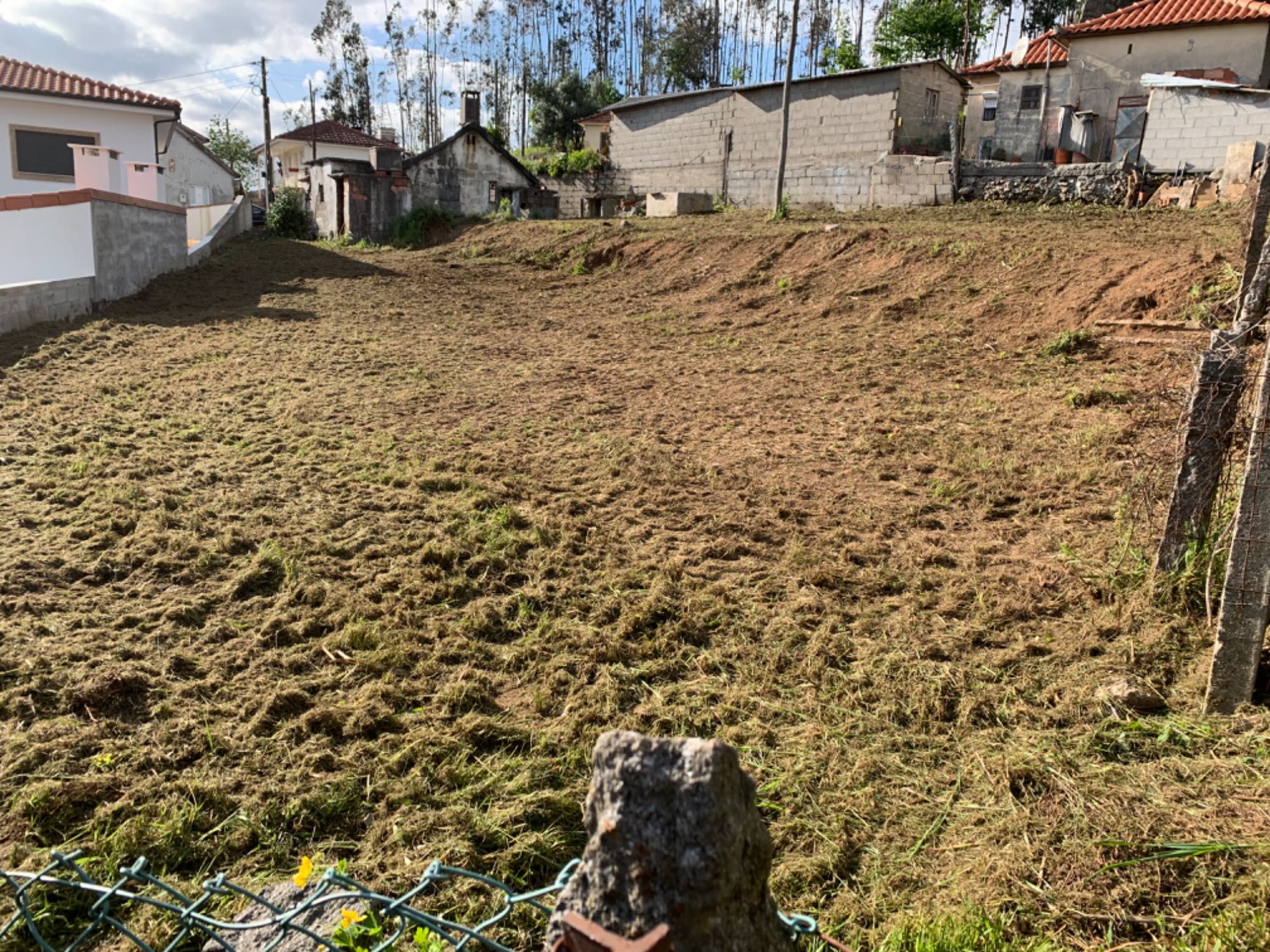 Terreno com casa em ruína.