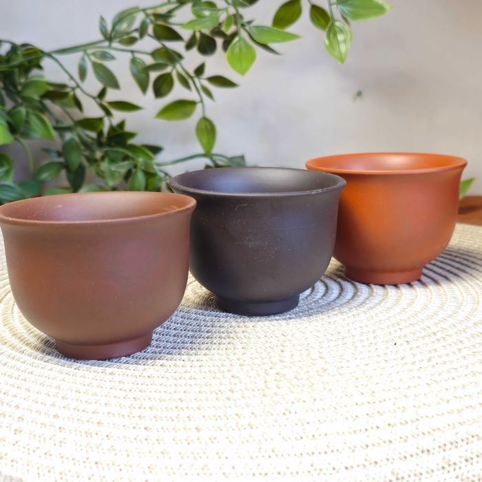 Піала 100мл • з ісинської глини • у формі кубка • для чайної церемонії