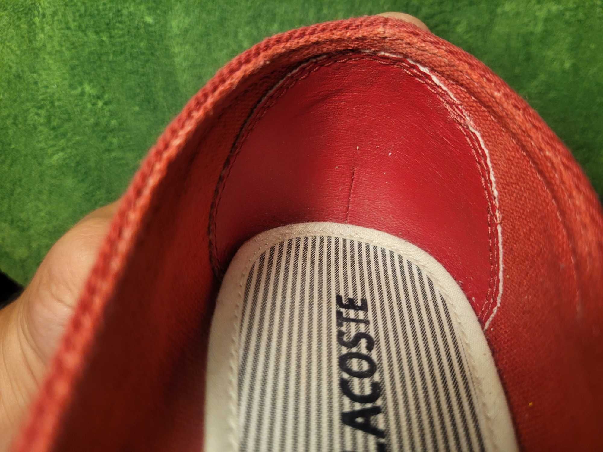 Lacoste r 37 czułenka na koturnie buty jak nowe jak trampki wygodne