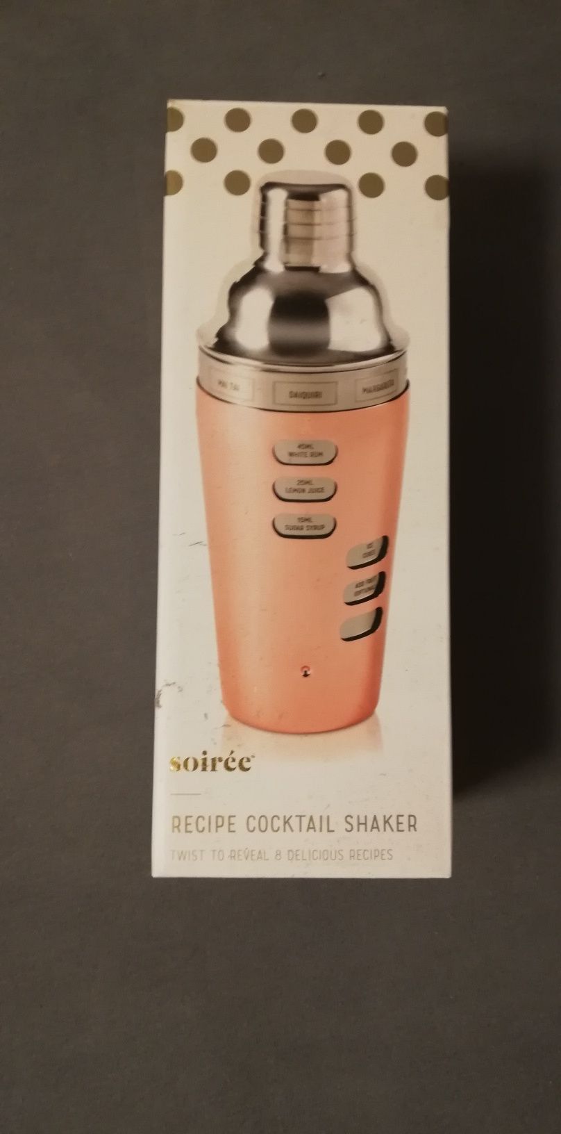 Soiree recipe cocktail shaker 750ml