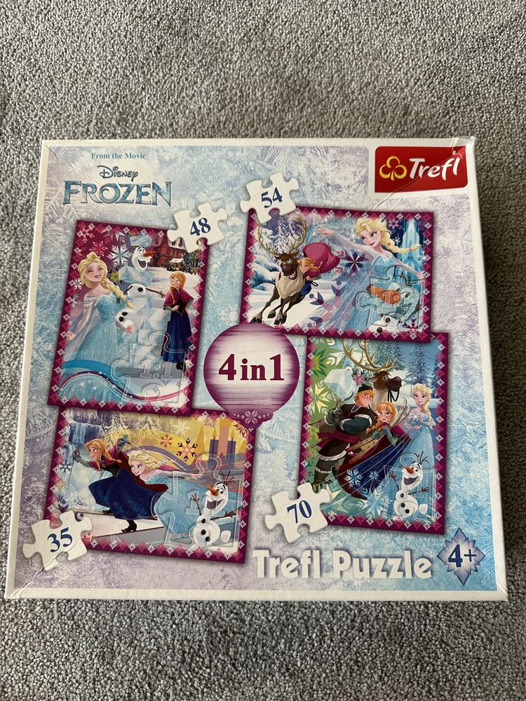 Zestaw gier i puzzle 4szt