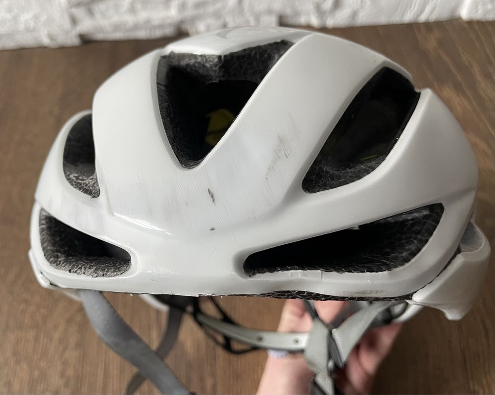 Kask rowerowy Specialized S-Works Evade 2 Angi Mips Biały