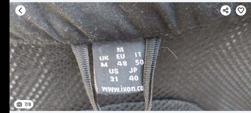 Kurtka motocyklowa Ixon 48 M textylna