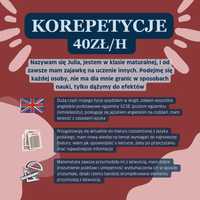 Korepetycje matematyka/polski/angielski