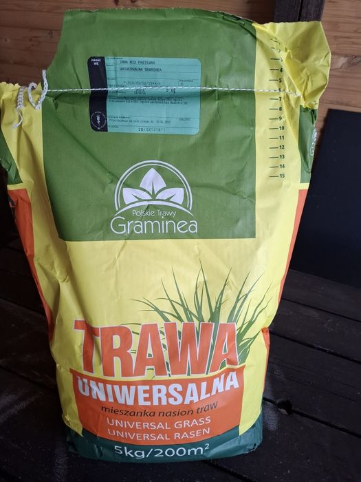 Trawa 25 kg wazna do 2023 (5 worków po 5kg)