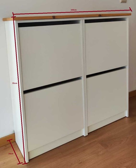 Sapateira de 4 portas