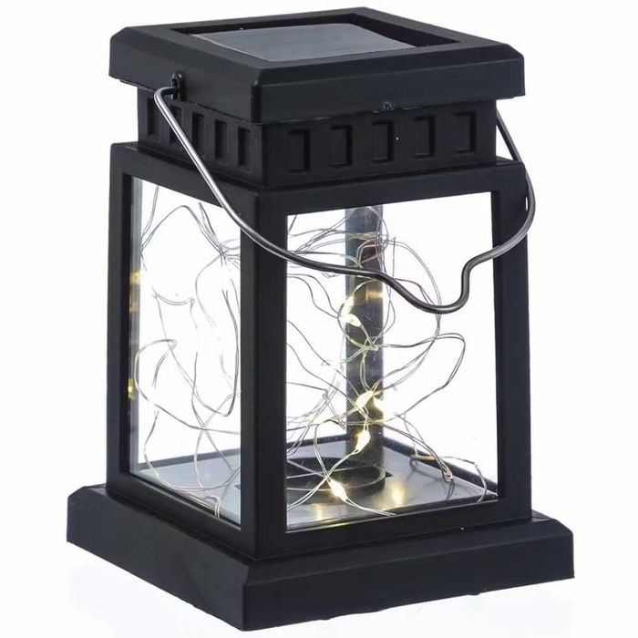 Вуличний світильник на сонячній батареї 12,5х9см, Теплий білий