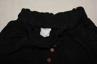 Krótkie spodenki dziewczęce Zara roz. 9 134 cm bawełniane czarne