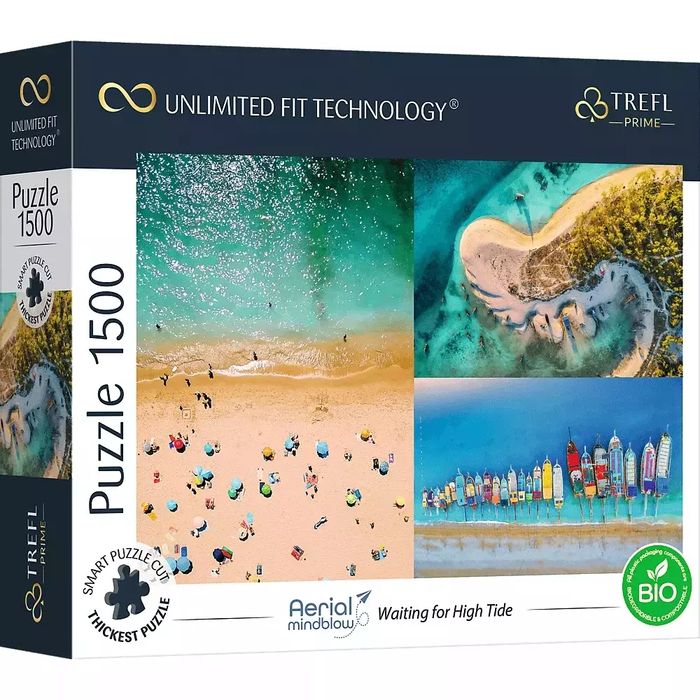Puzzle 1500 elementów. Czekając na przypływ. Trefl. Nowy Produkt