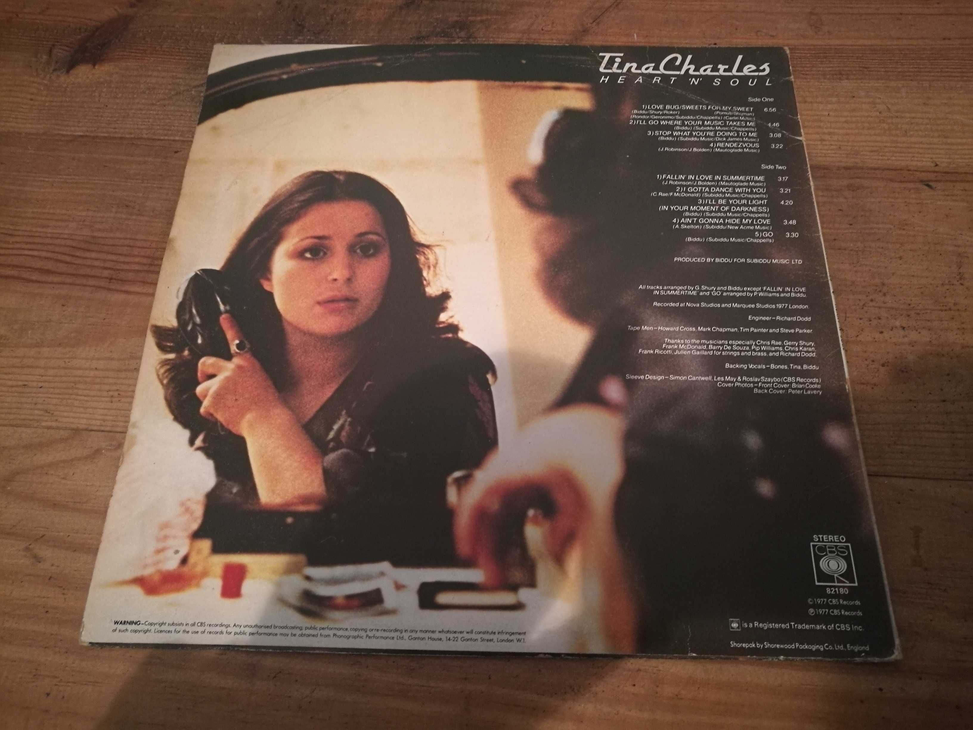 TINA CHARLES (Soul-Disco) - Heart N'Soul LP