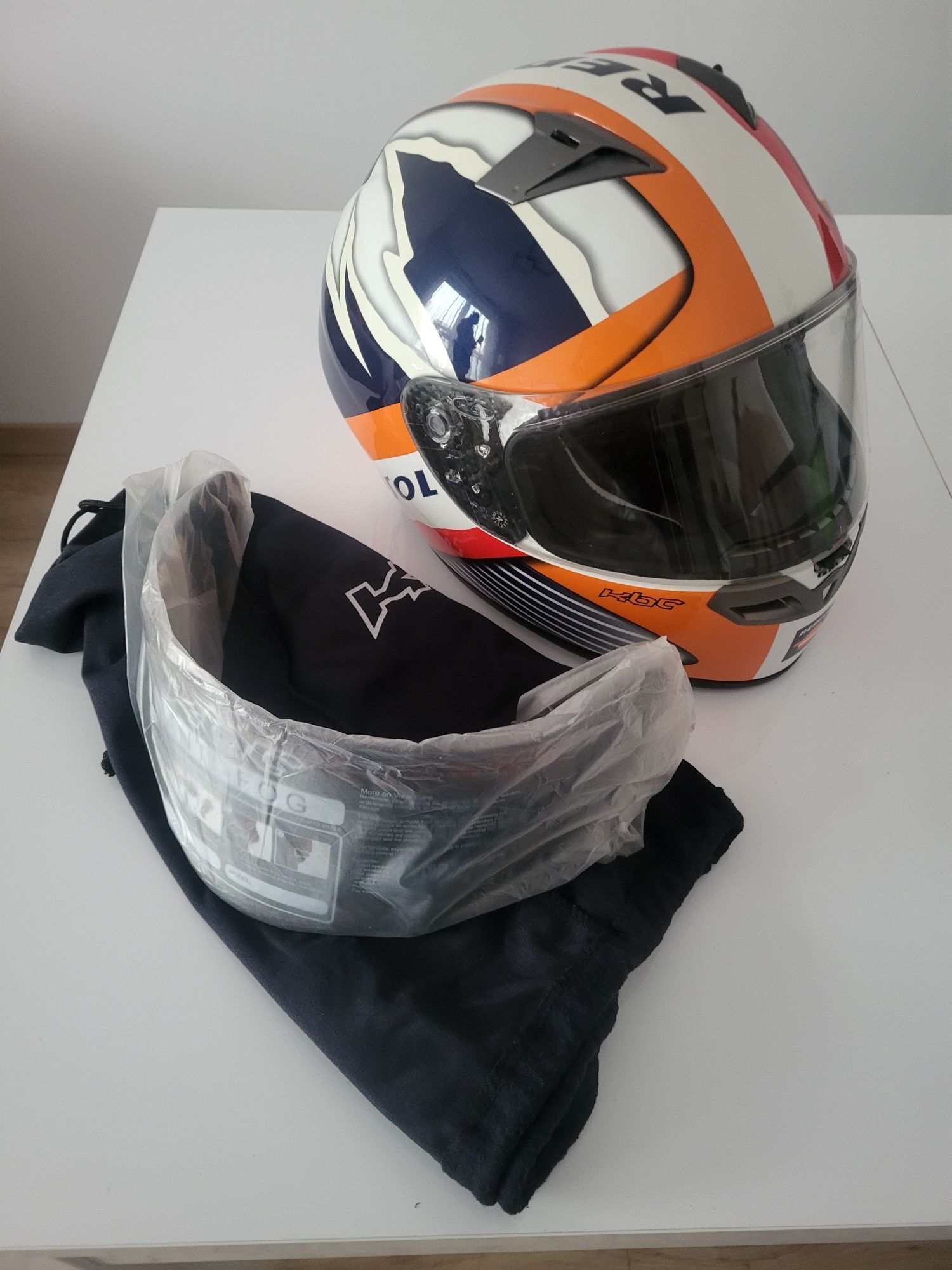 Kask KBC Honda Repsol replika - nowy
