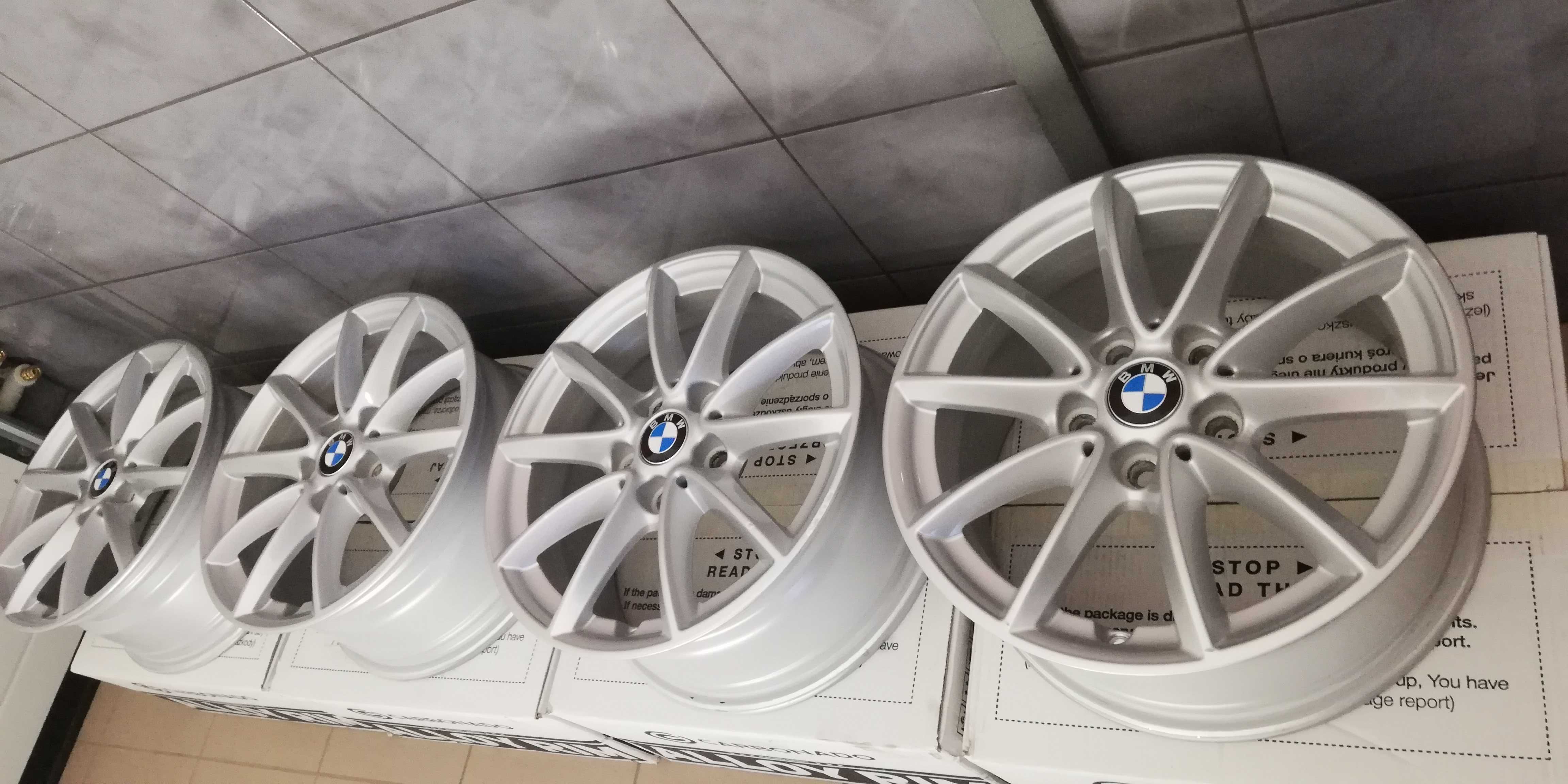 Oryginał! Felgi 16" 5x112 BMW 2 F45 F46 ET 52 opony letnie alufelgi