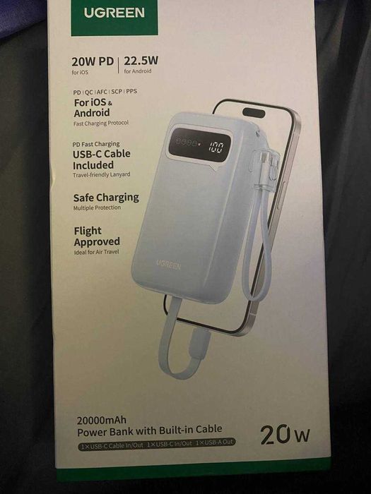 Ugreen 20000 mah Power bank for IOS(iPhone)&android