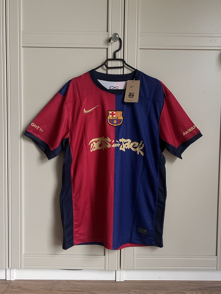 Koszulka piłkarska FC Barcelona x Travis Scott Lamine Yamal 19