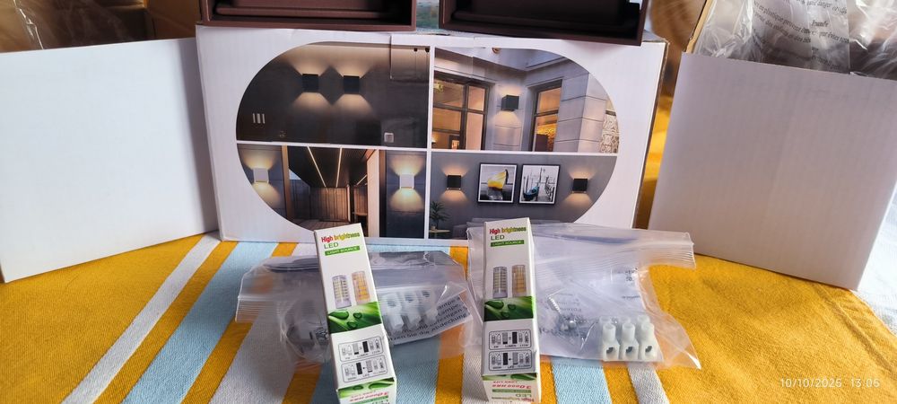 Apliques candeeiros de parede luz led