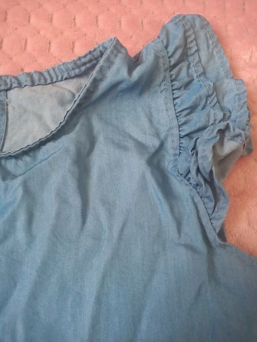 Jeansowa sukienka babydoll