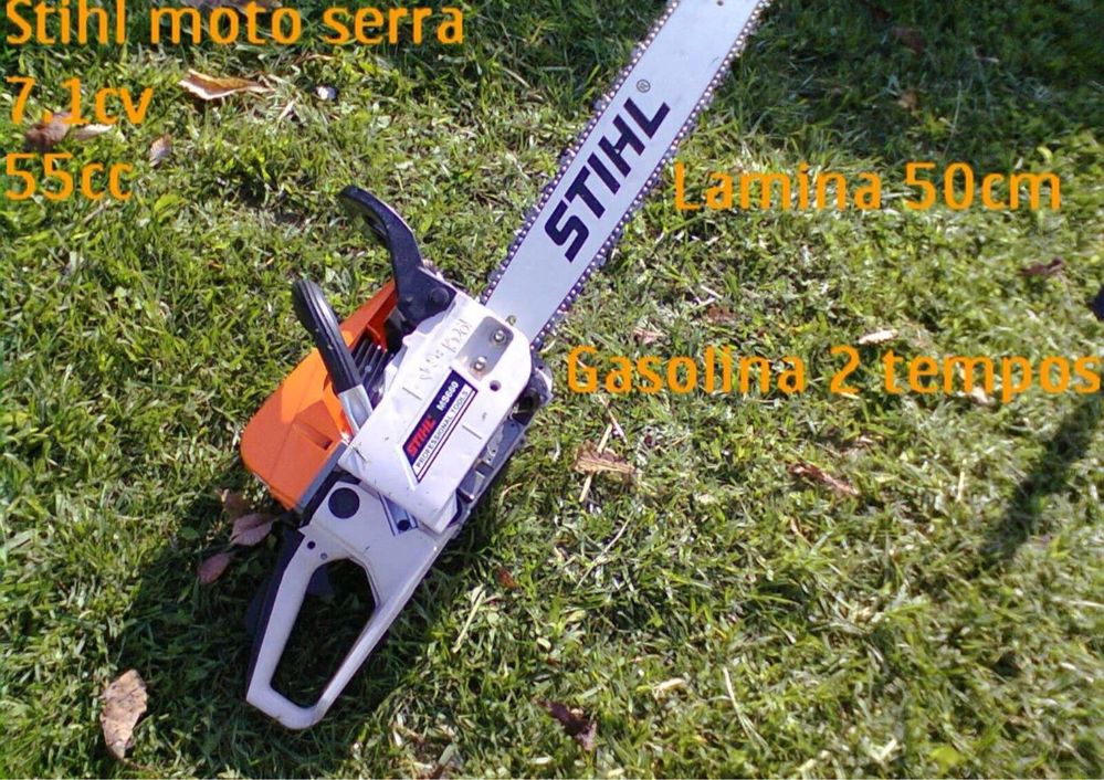 Motoserra stihl Gasolina 55cc Nova