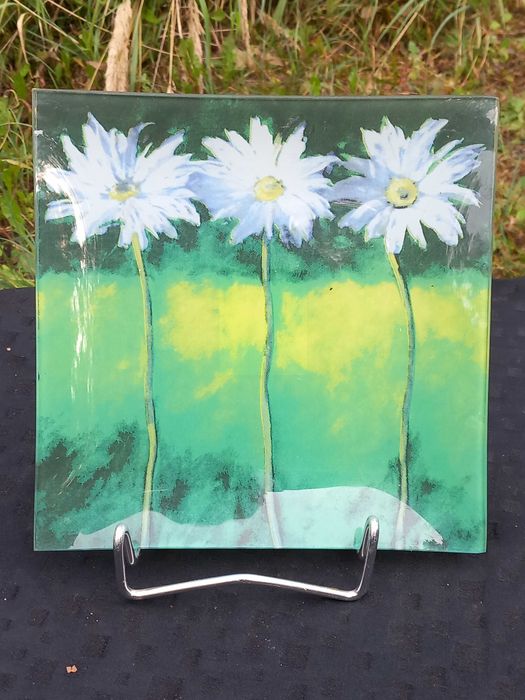 Talerz ozdobny (5szt) szkło