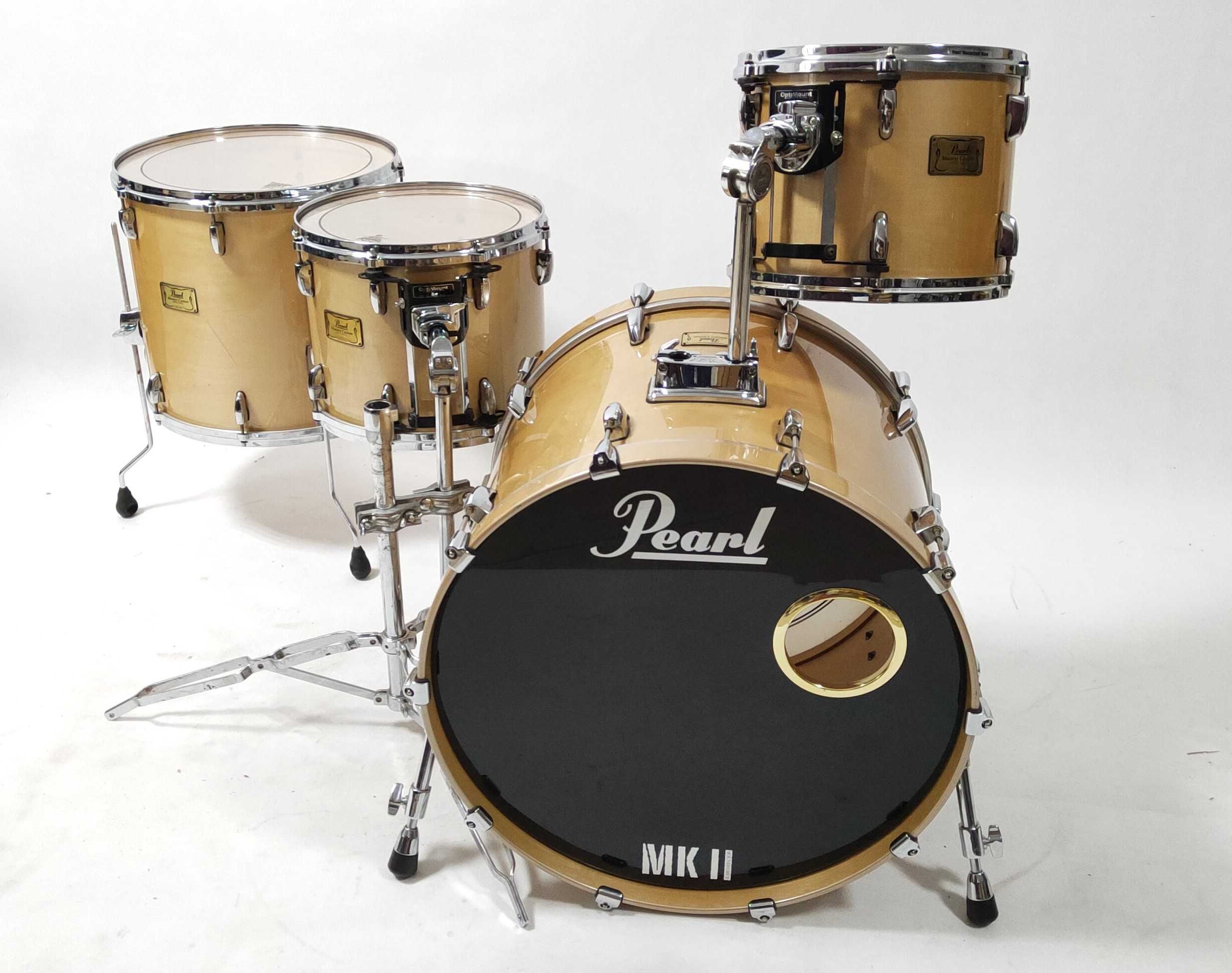Perkusja Pearl Masters Custom MMX Maple 24,13,14,18" Platinum Mist