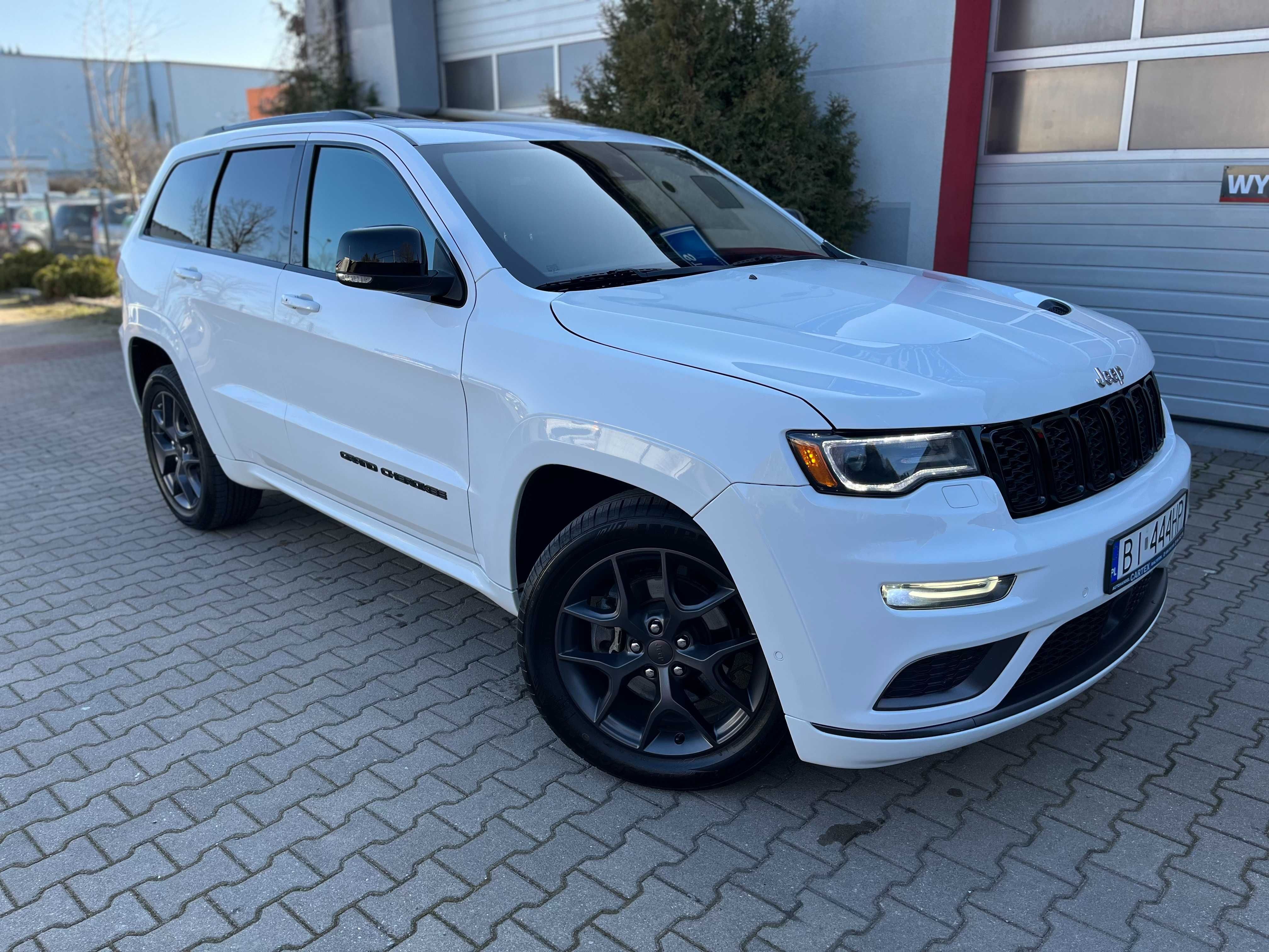 śliczny biały Grand Cherokee 5,7 HEMI Limited X mega atrakcyjny