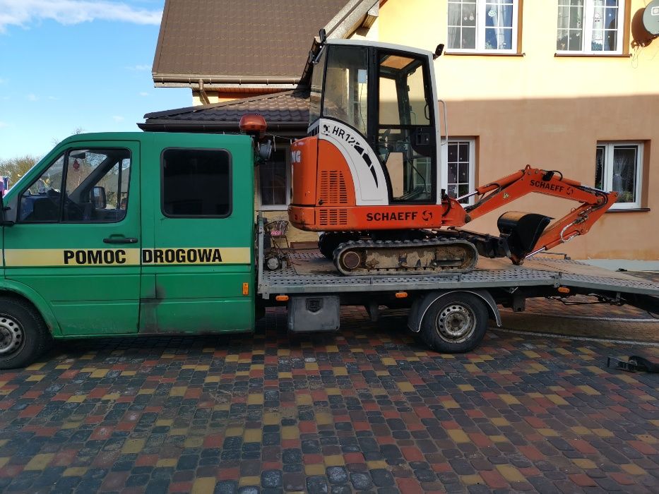 koparka minikoparka koparko ładowarka oczyszczalnia przydomowa żwir