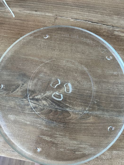 Скляна тарілка підставка для мікрохвильової печі