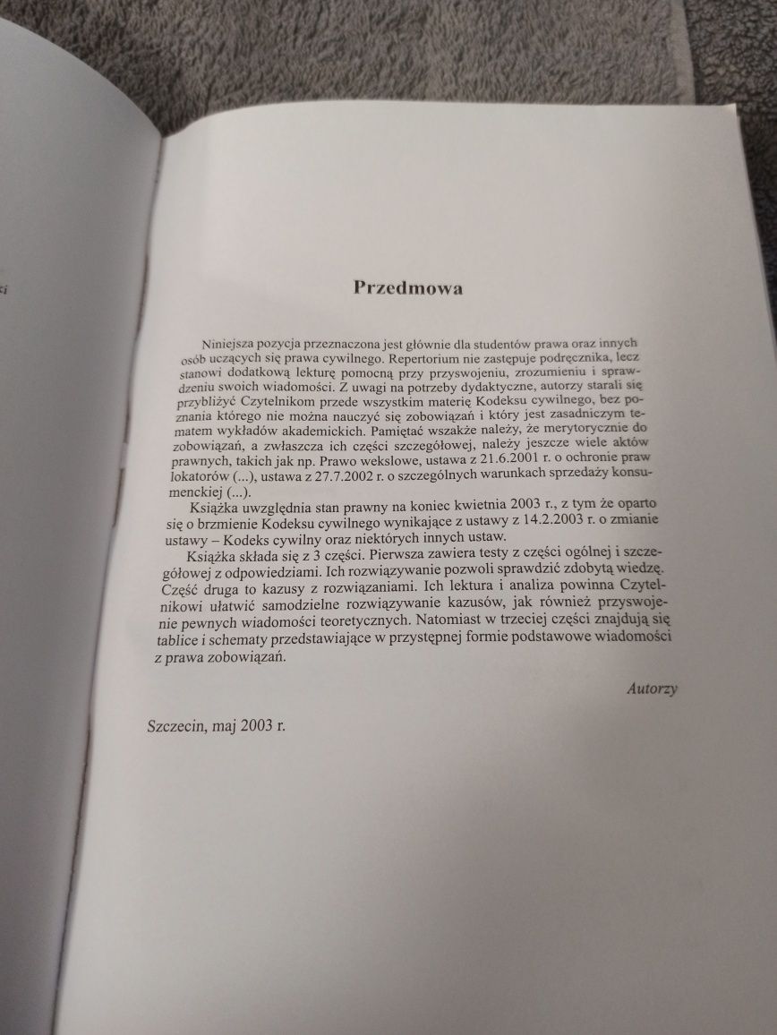 Prawo cywilne zobowiązania Repetytoria Becka