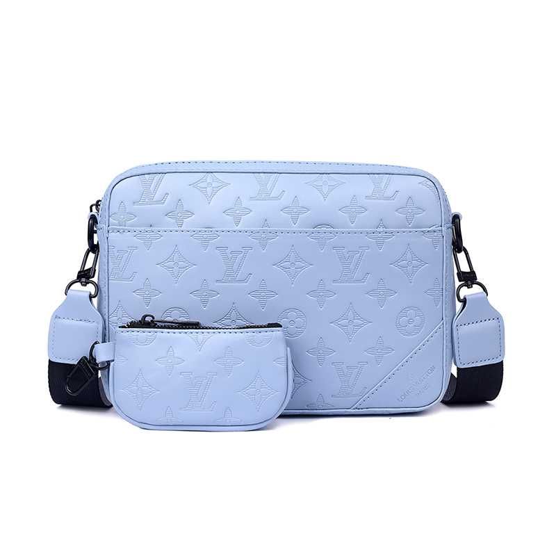 Сумка Мессенджер через плече LV - LOUIS VUITTON - біла голуба