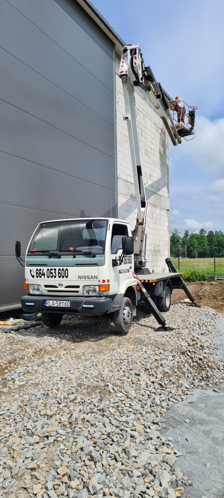 KASPOL usługi, wynajem podnośnik koszowy zwyżka