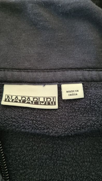 Bluza rozpinana Napapijri. Granatowa / Czarna. Rozmiar L