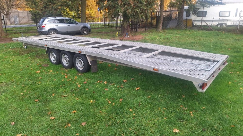 Laweta na 2 auta 8 x 2.15 aluminiowa 670kg masa wlasna 3.5t dmc 20 rok