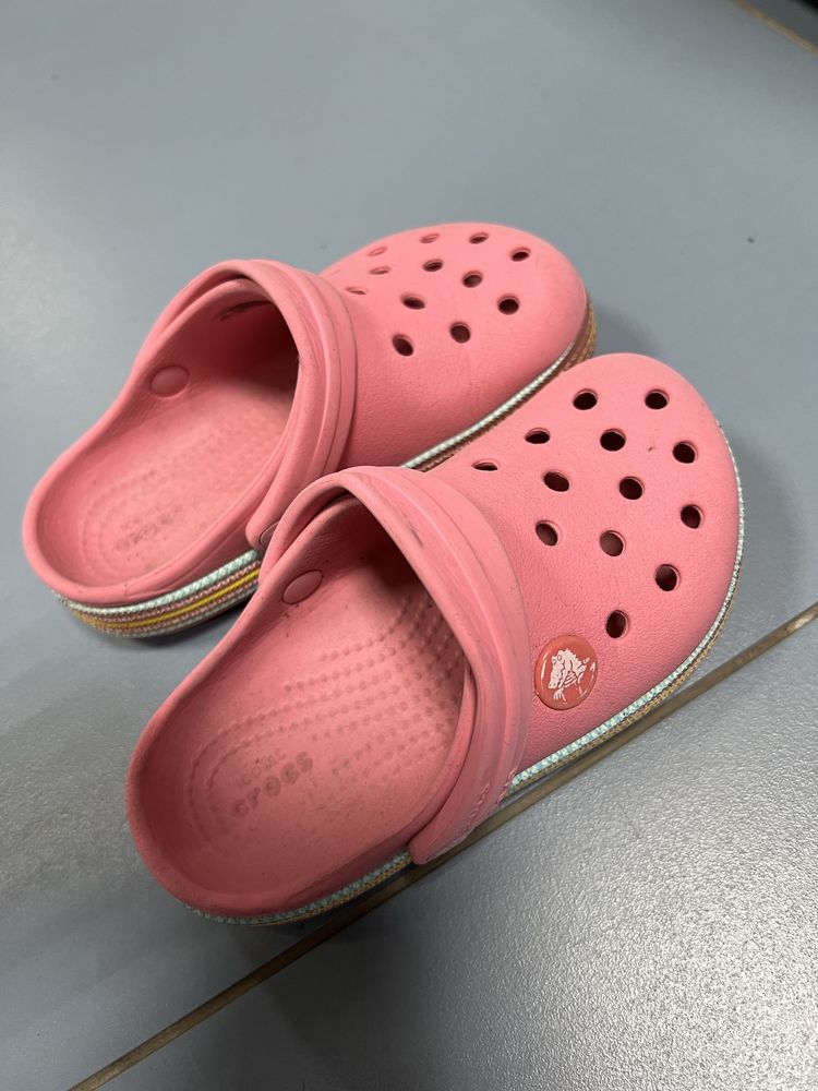 Crocs c9, рожеві