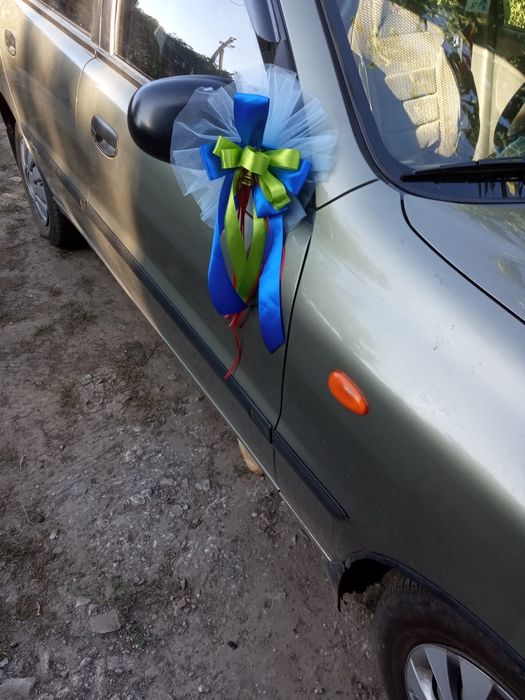 Украшение на машину свадебные.