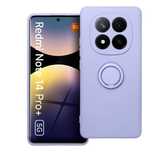 Futerał SILICONE RING do XIAOMI Redmi Note 14 Pro Plus 5G fioletowy