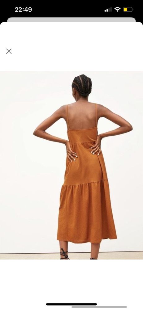 Сарафан Zara помаранчевий S
