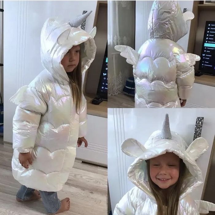 Пуховик єдинорожка