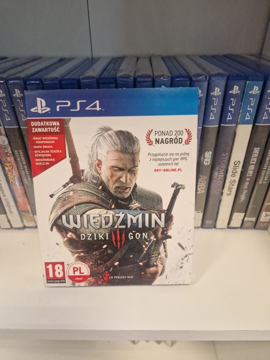 Wiedźmin 3 dziki gon PL ps4 ps5 PlayStation 4 5