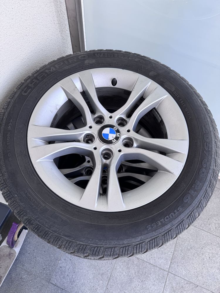 Felgi Bmw e90 16” + opony zimowe 205/60 R16
