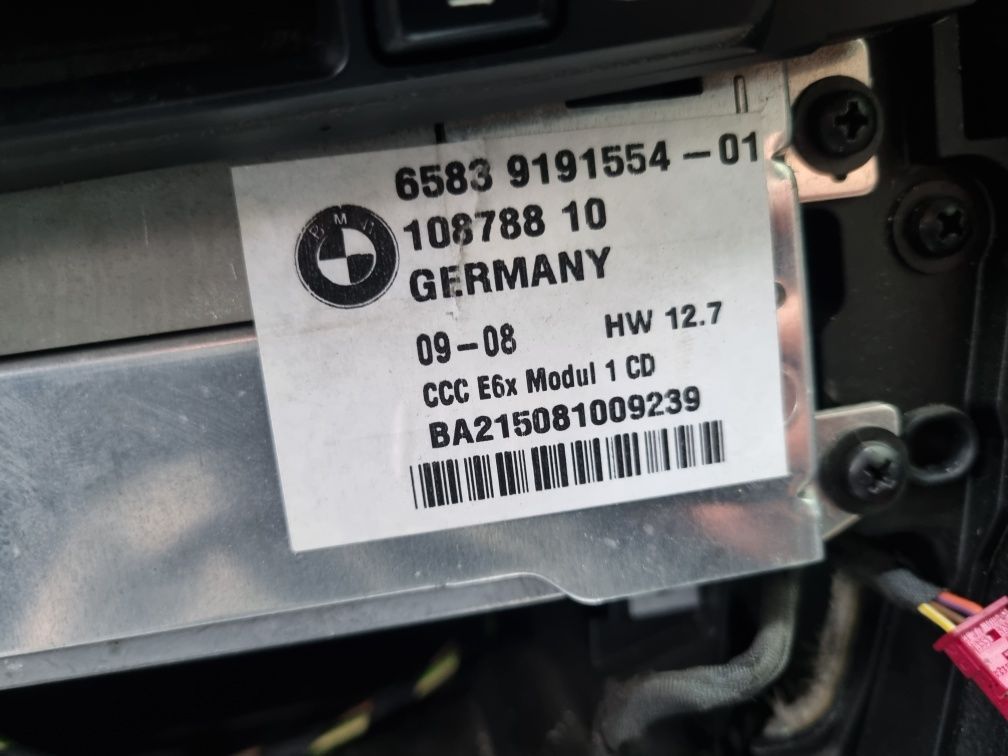 Duza Nawigacja radio Czytnik iDrive CCC Bmw E90 E91 E92 E93