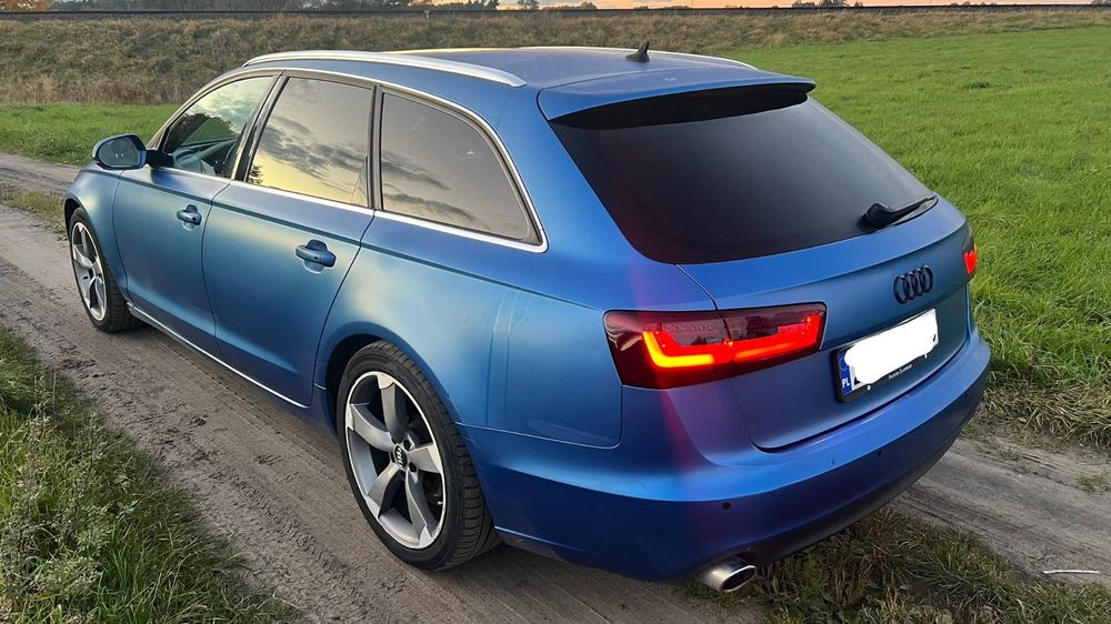 Audi A6 Avant audi a6 c7 Niebieski Mat zarejestrowana zamiana