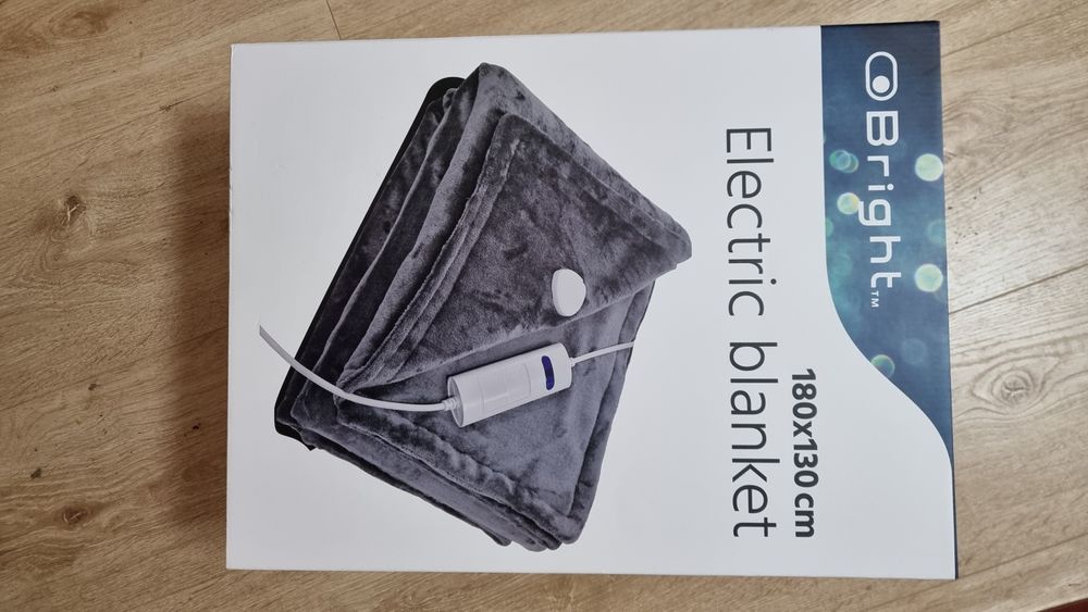 Nowy koc elektryczny Bright 180×130 cm – idealny na jesień i zimę