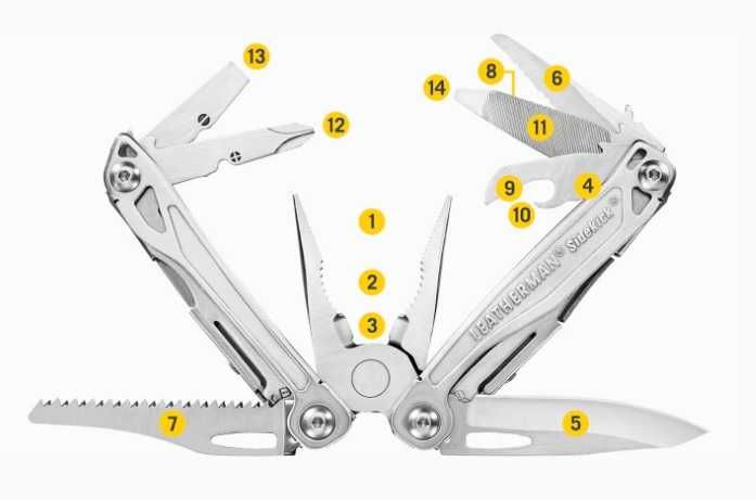 Canivete multiuso Leatherman Sidekick usado