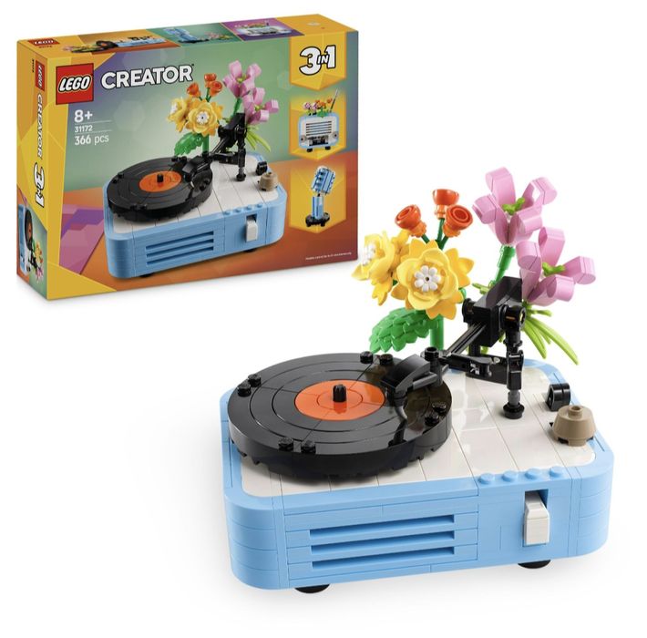 NA LEWARA nowe klocki LEGO Creator 31172 3 w 1 gramofon