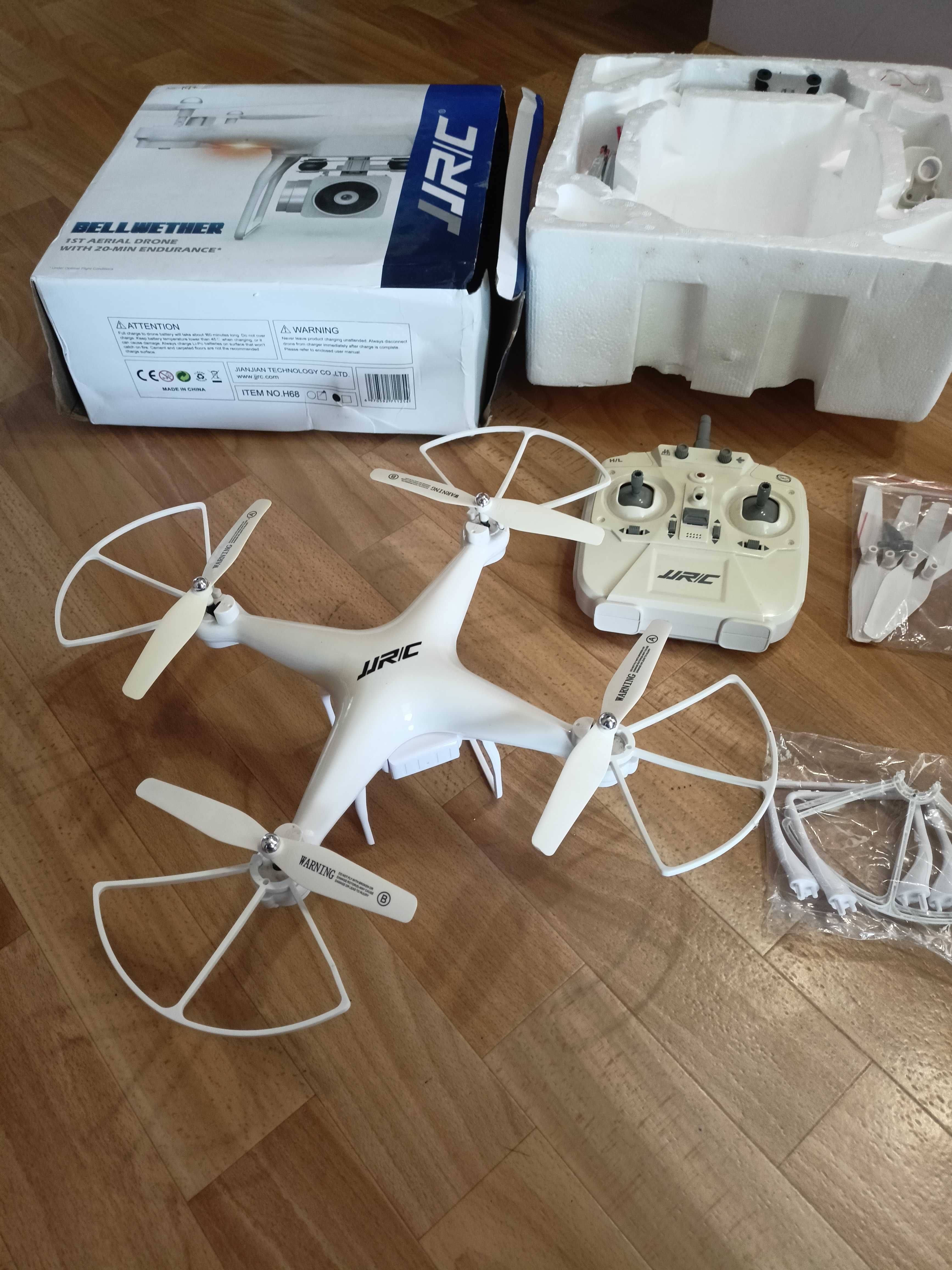 JJRC H68 Bellwether white, квадрокоптер с 6-осевим гироскопом