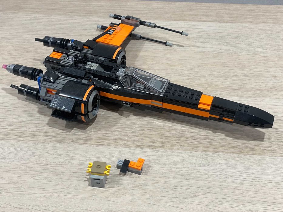 LEGO 75102 Star Wars Poe's X-Wing Z FIGURKAMI ale niekompletny!