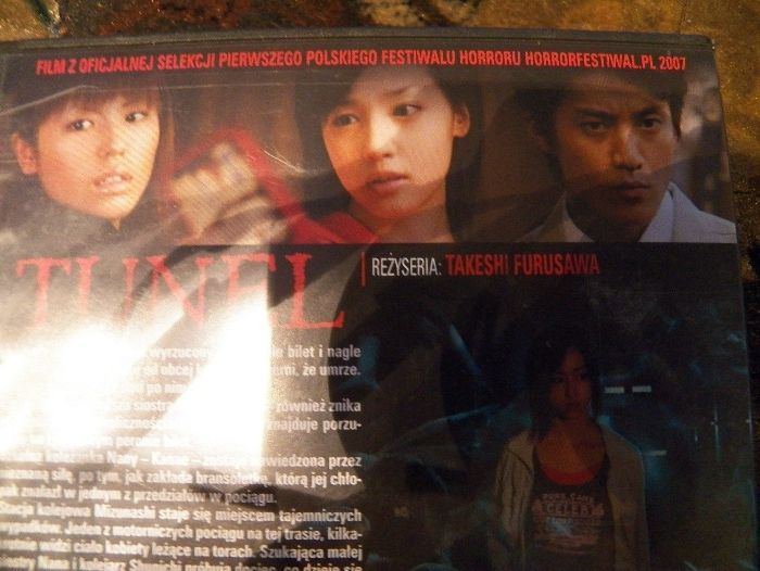 Tunel, bilet do piekła. Horror DVD azjatyckki. Takeshi Furusawa.